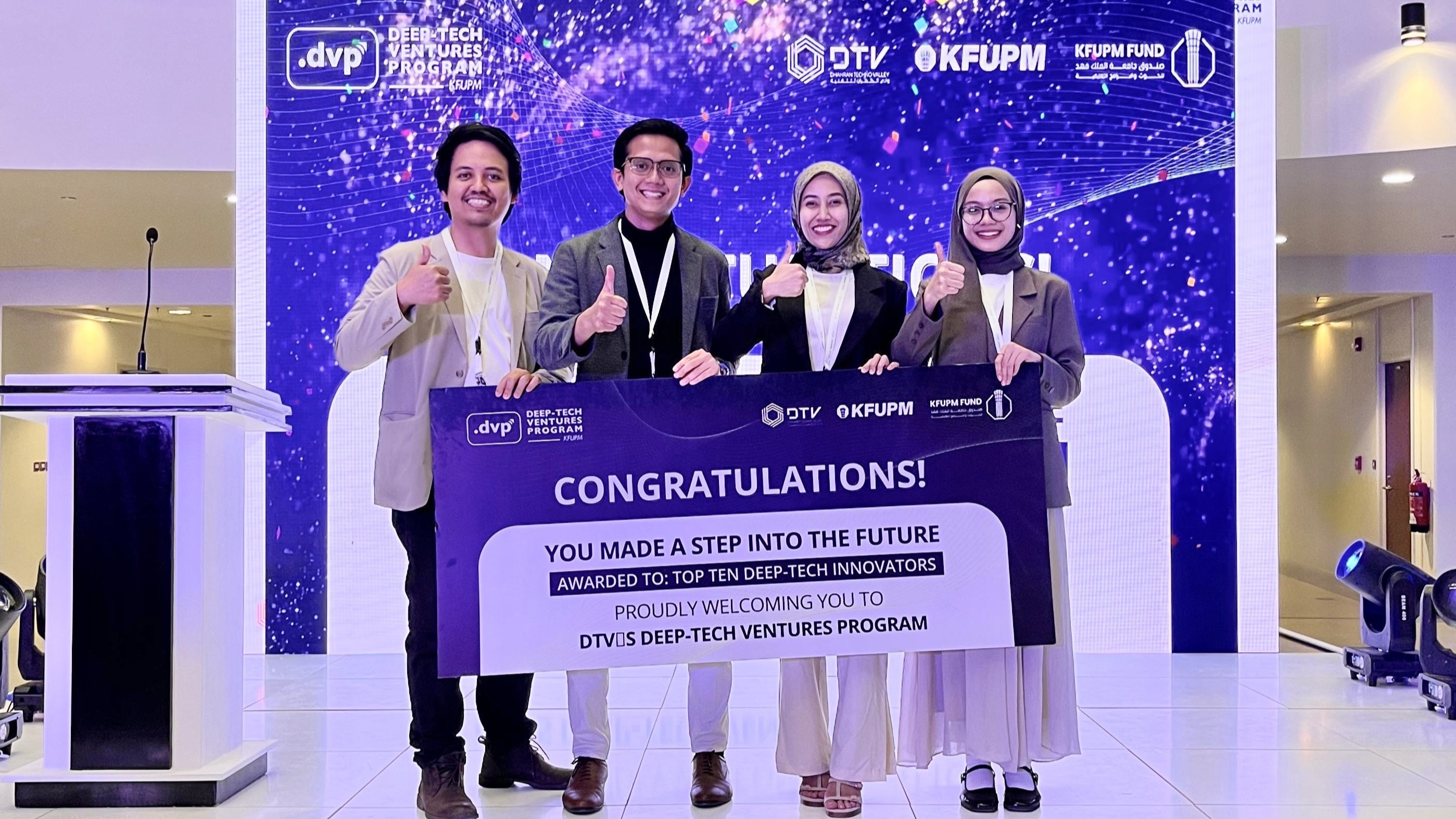 Team at DTV competition